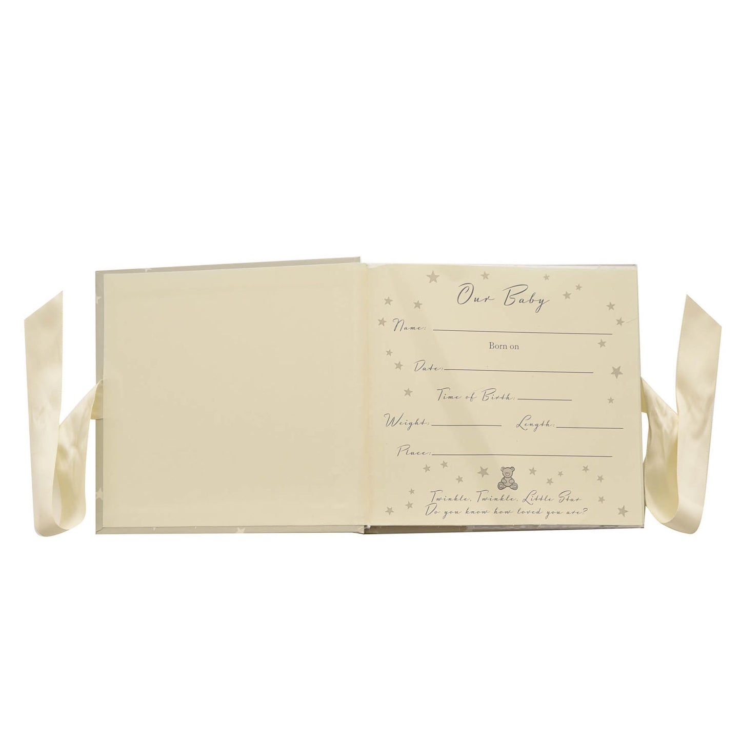 Juliana Twinkle Twinkle Slip-In Baby Photo Album - Holds 80 6x4 Inch Photos
