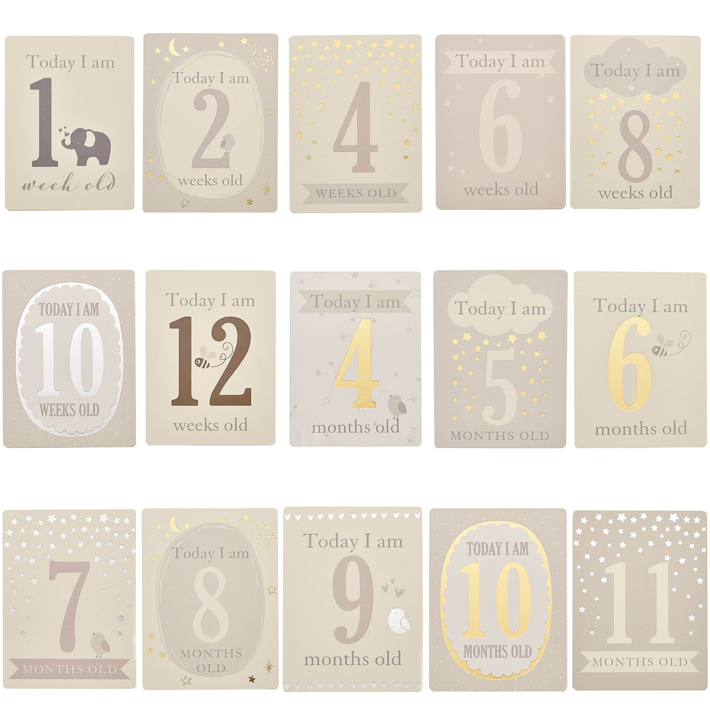 Baby's Milestone Cards (30)
