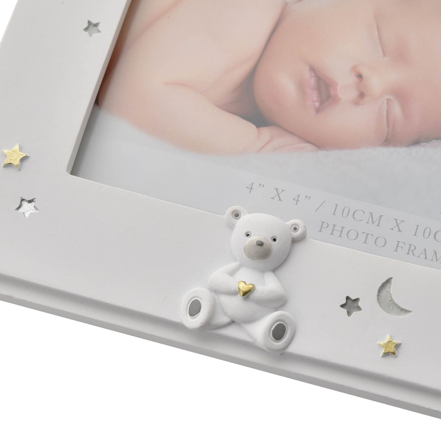 Bambino Baby Photo Frame | My First Grandchild | Teddy Bear Icon | 6 x 4 inch