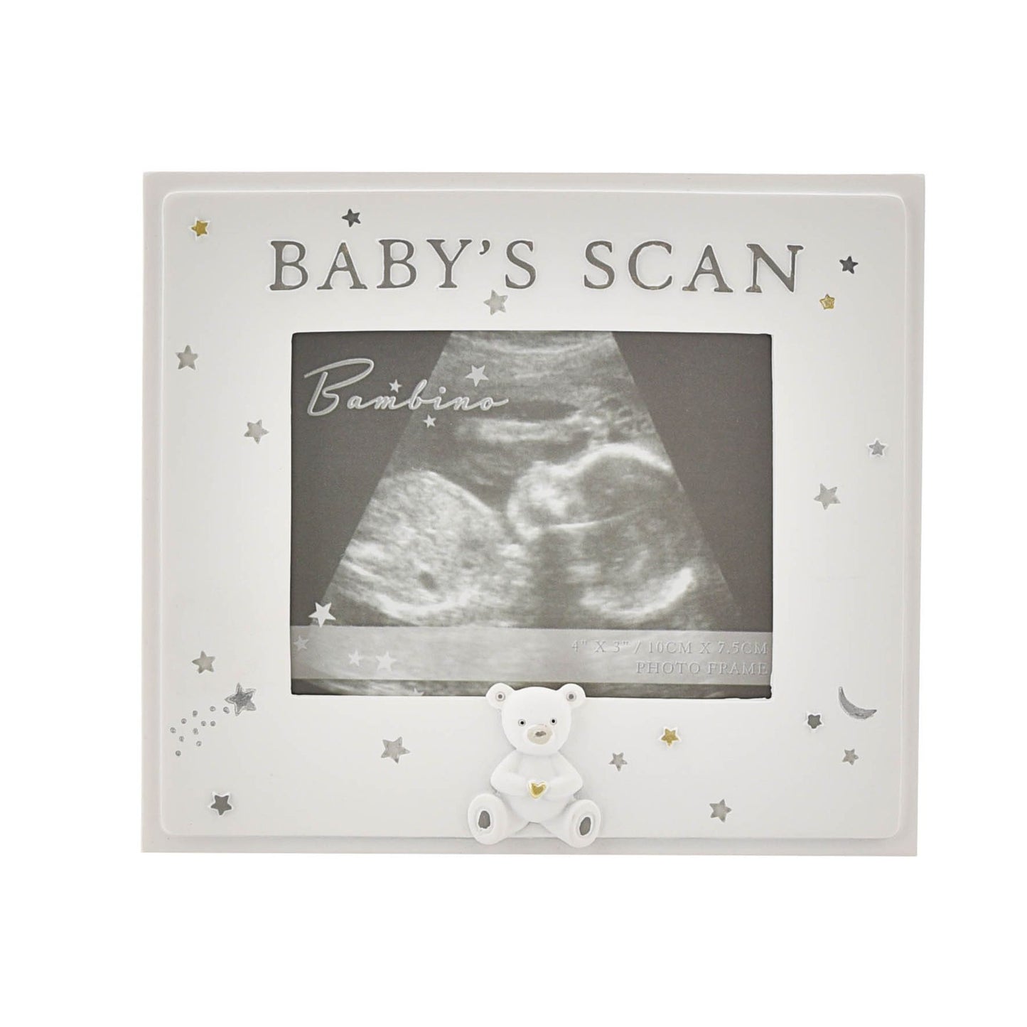 Bambino Baby Scan Photo Frame | 4 x 3 inch Photo | Handpainted