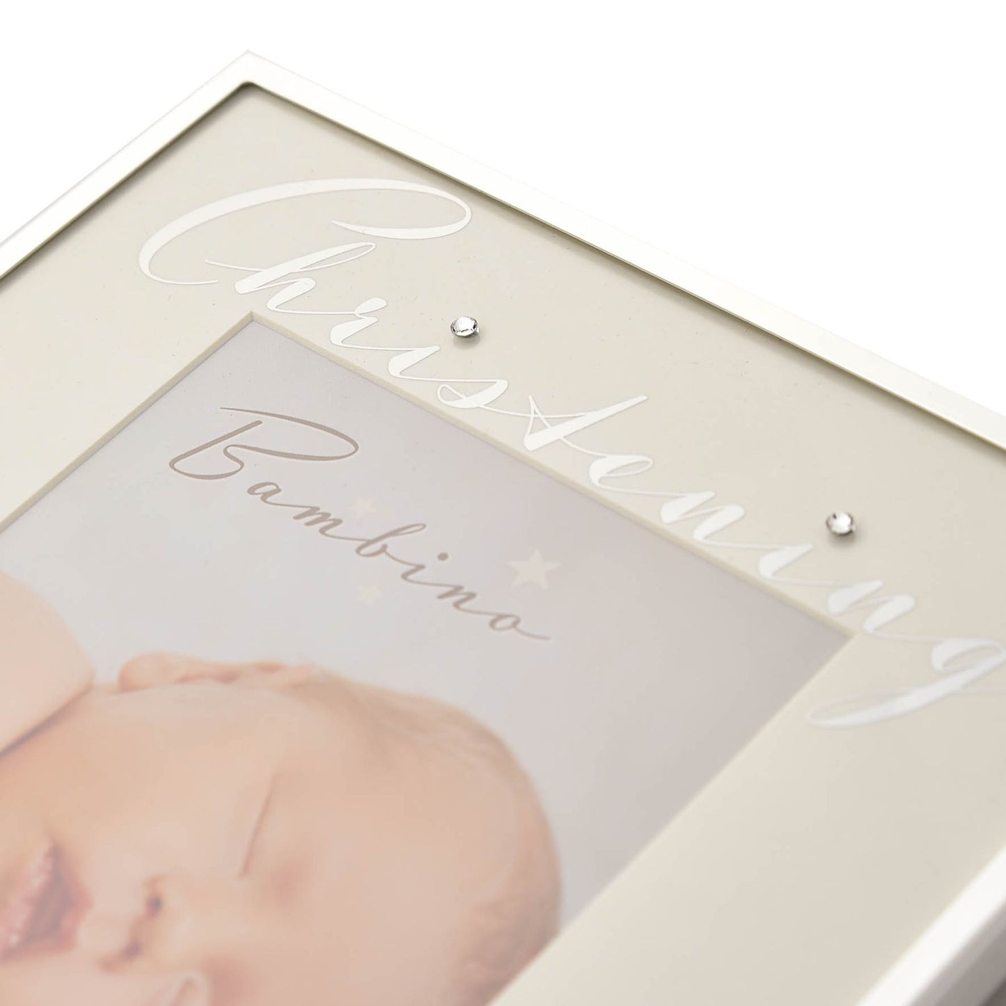 Bambino Silverplated Photo Frame - Christening 4" x 6"