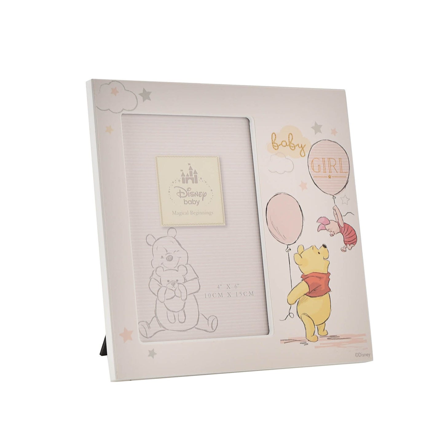 Disney Winnie The Pooh 'Baby Girl' Photo Frame 6x4