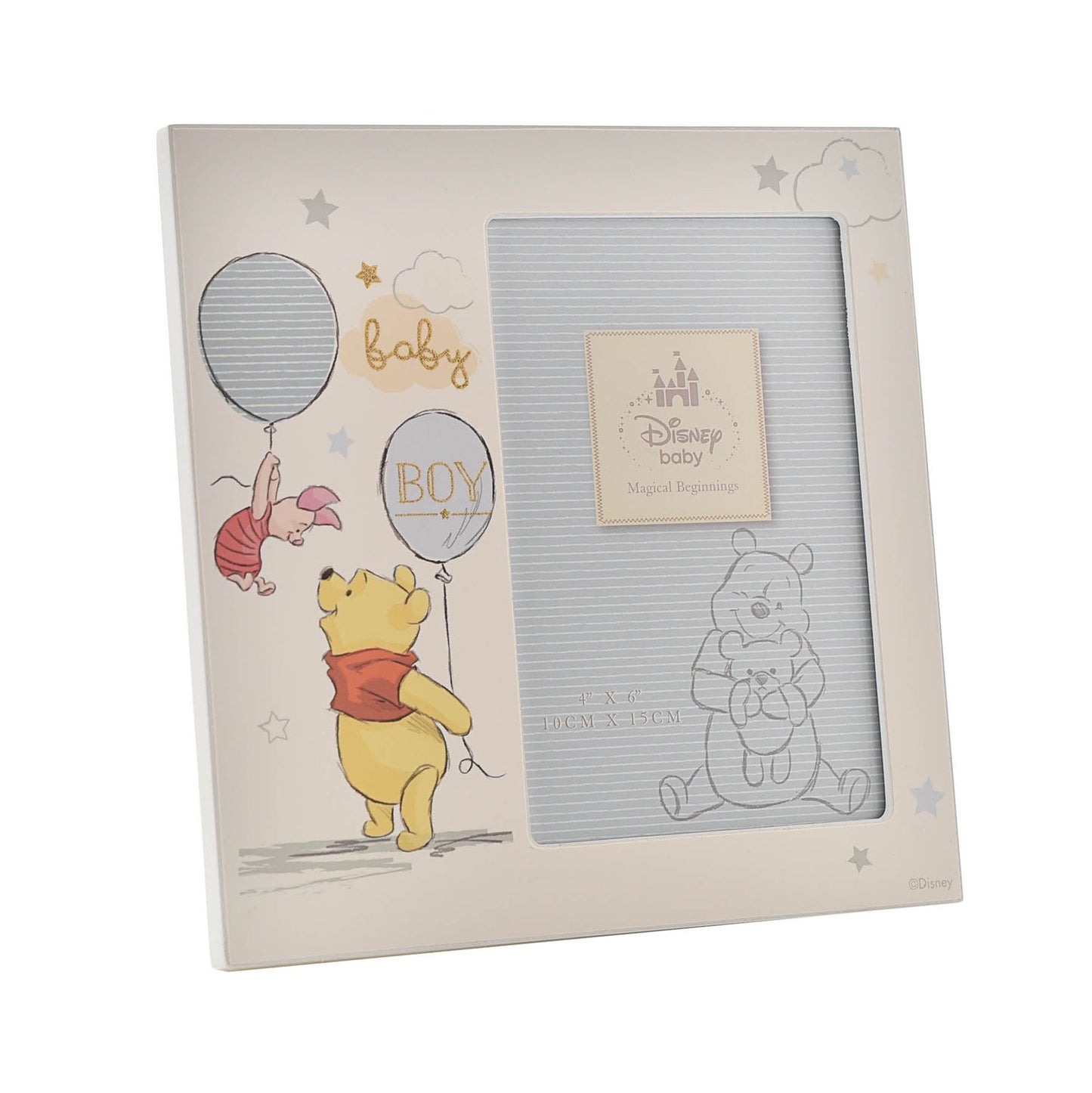 Disney Winnie The Pooh 'Baby Boy' Photo Frame 6x4