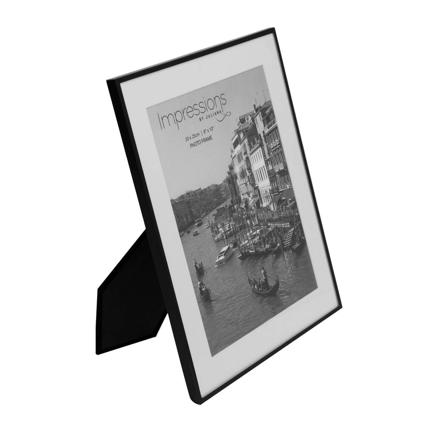 Matt Black Photo Frames | Internal Crisp White Mount | 8x10 inch