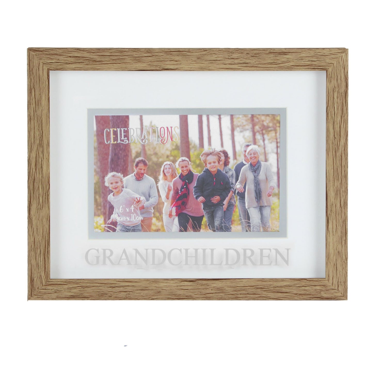 Juliana Wood Effect Grandchildren 6 x 4 Photo Frame