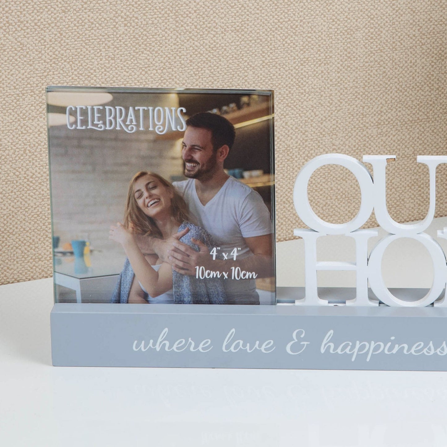 Celebrations Photo Frames | 4x4 Inch Photo Size | Our Home