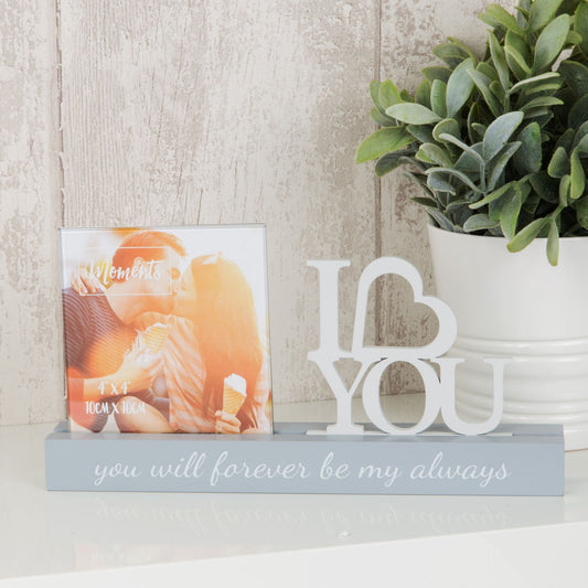 Celebrations Photo Frames | 4x4 Inch Photo Size I Love You