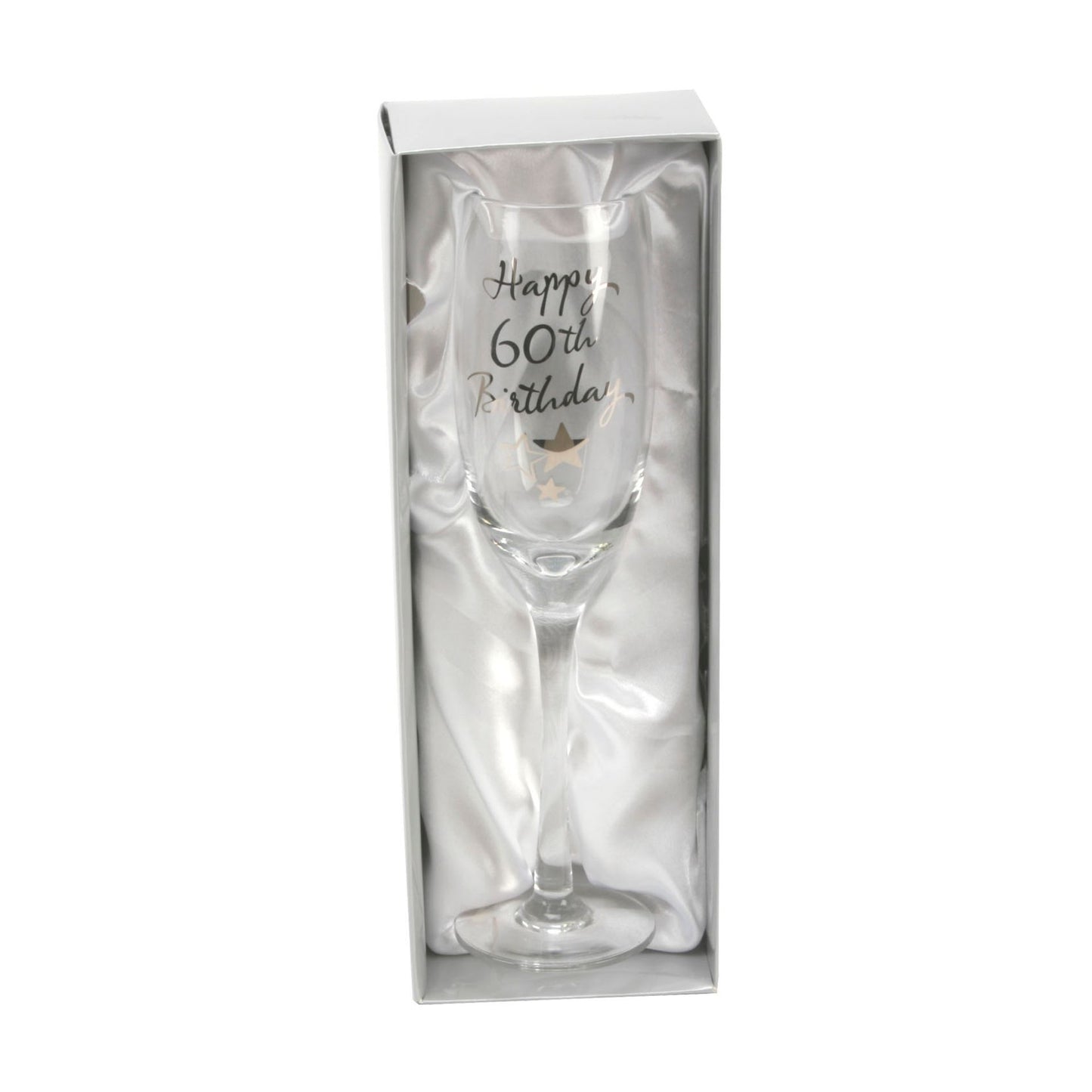 Happy 60th Birthday Champagne Flute with Gift Box