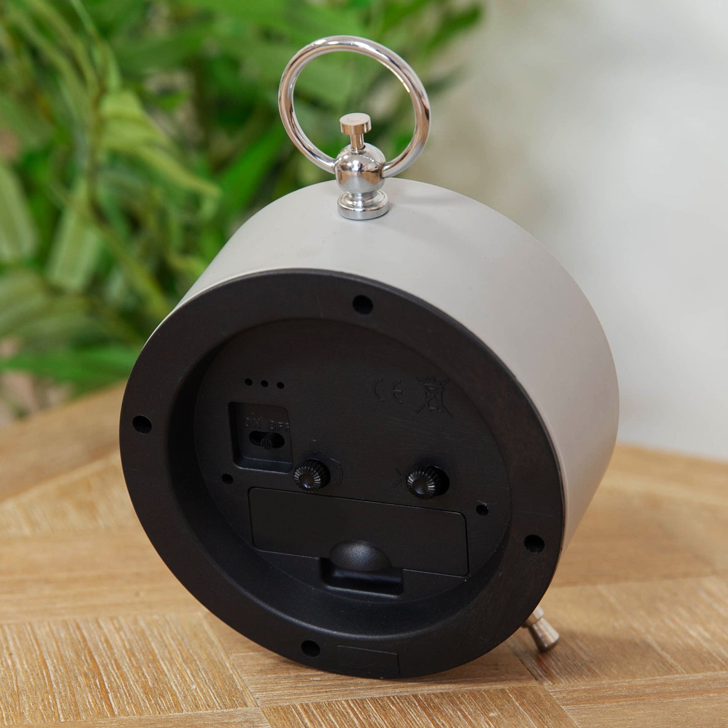 Hestia Home Bumblebee Grey Metal Alarm Clock Collection