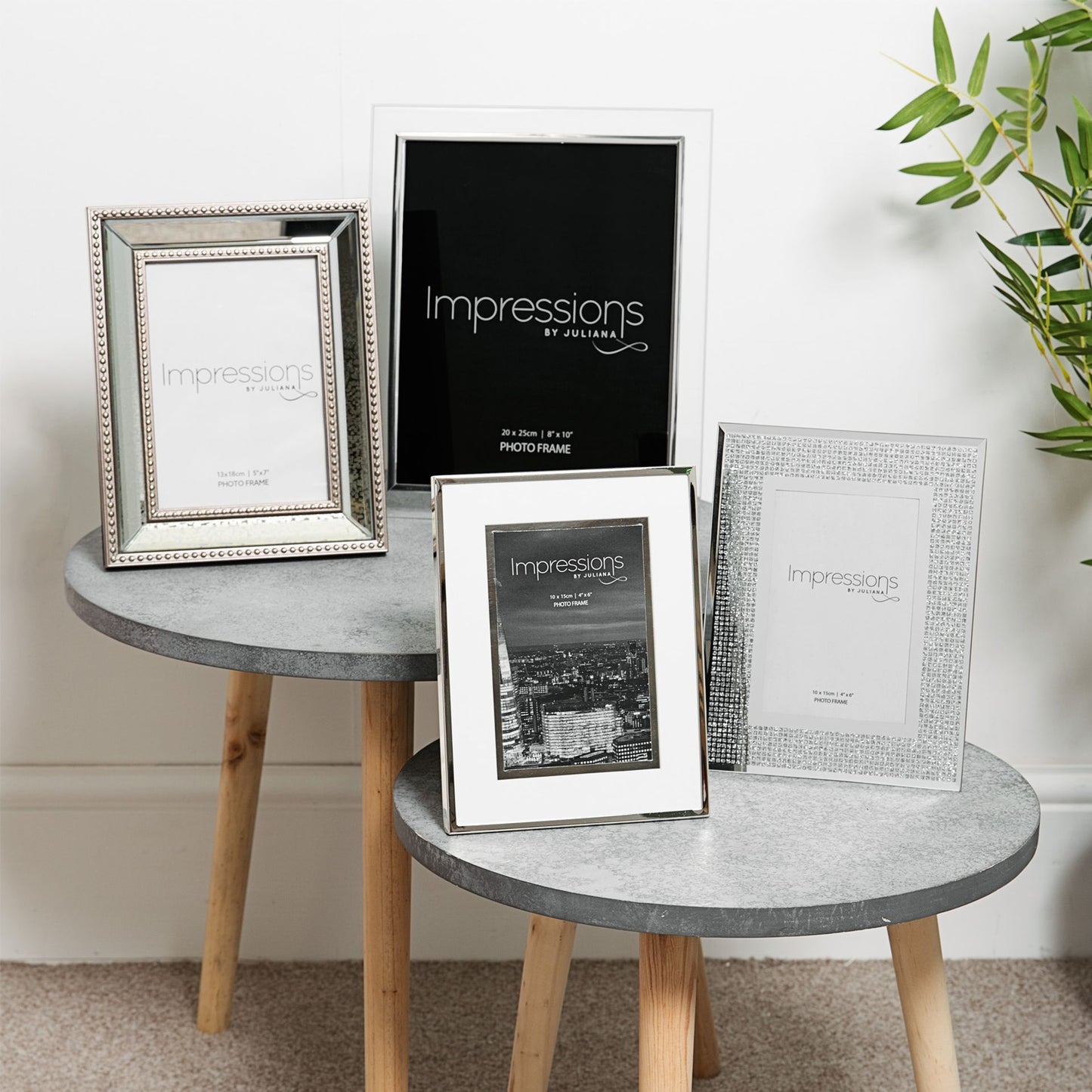 Glitter Crystal Square 8x6 Photo Frame