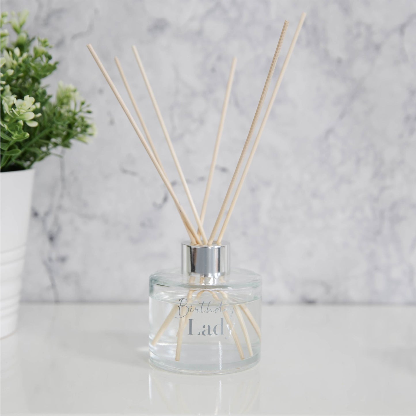 Peach Bellini Scented Reed Diffuser - 100ml - 3 Month Duration - Birthday Lady