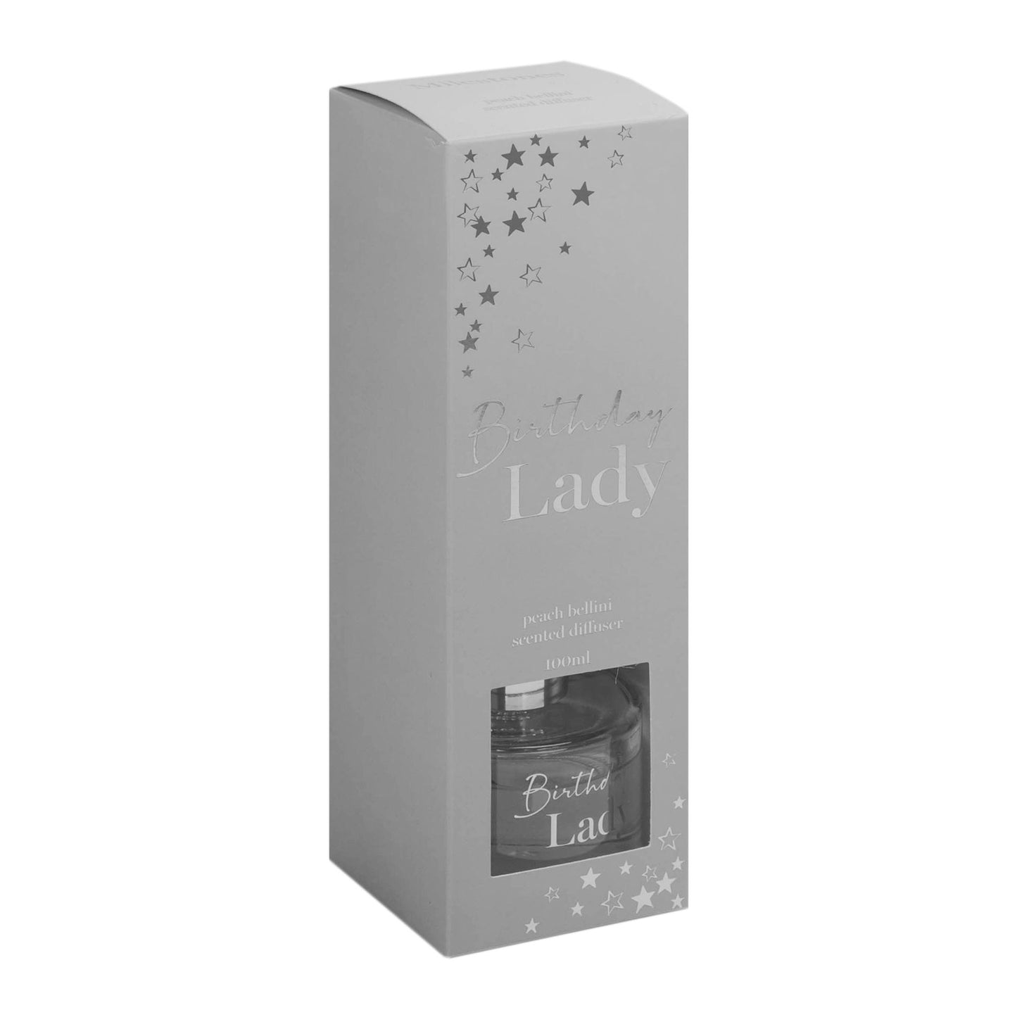 Peach Bellini Scented Reed Diffuser - 100ml - 3 Month Duration - Birthday Lady