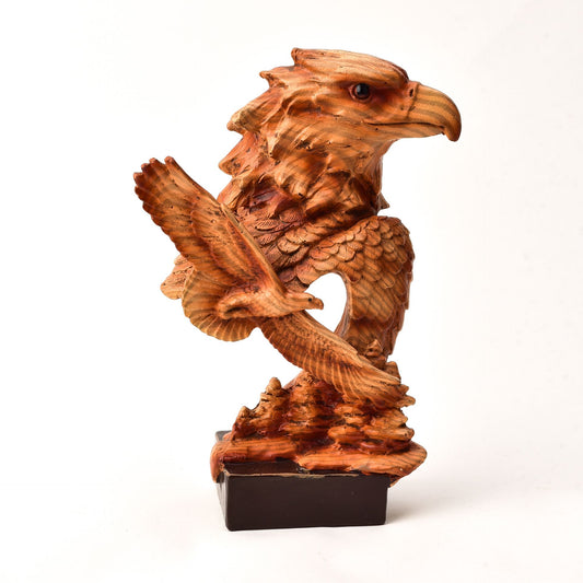 Naturecraft Eagle Wood Effect Resin Figurine