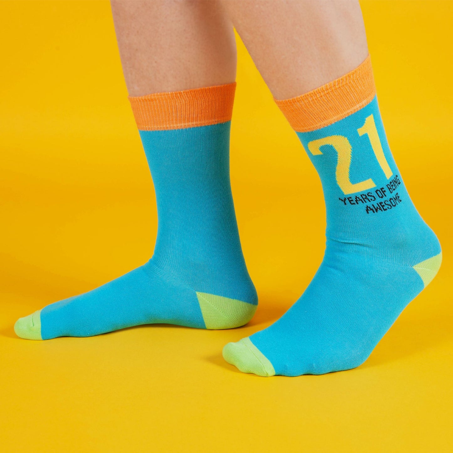 Men's Socks | Fun 21st Birthday Gift | 21st Birthday Socks for Men | Size 7-11