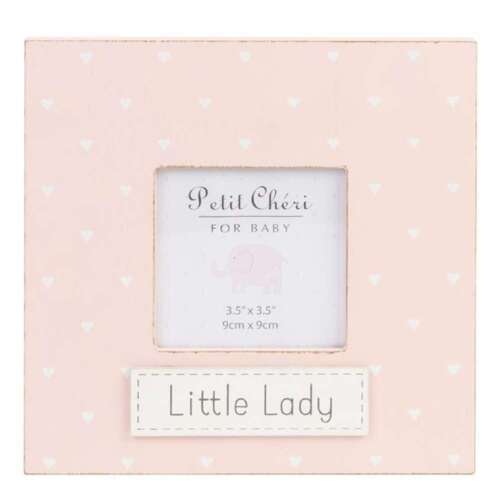 Petit Cheri 3.5" Square Photo Frame - Little Lady