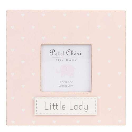 Petit Cheri 3.5" Square Photo Frame - Little Lady