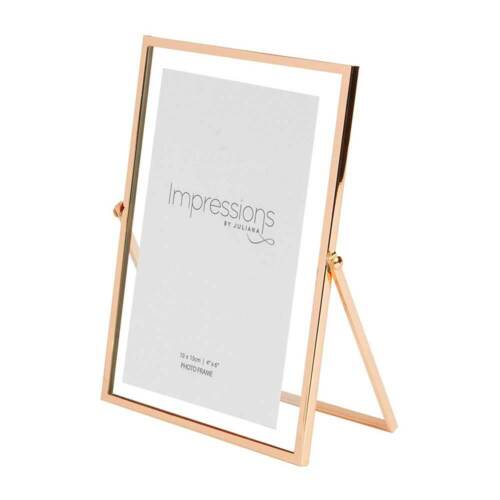 Copper Finished Floating Photo Frame | 6x4