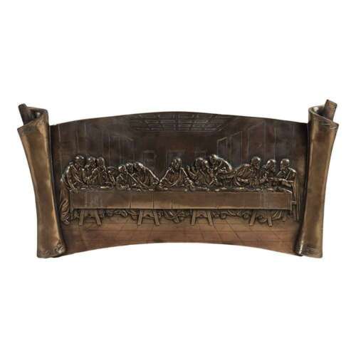 Juliana The Last Supper Bronze Effect Painted Plaque