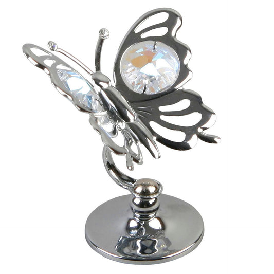 Butterfly Crystal Ornament - Keepsake with Austrian Crystals by Crystocraft
