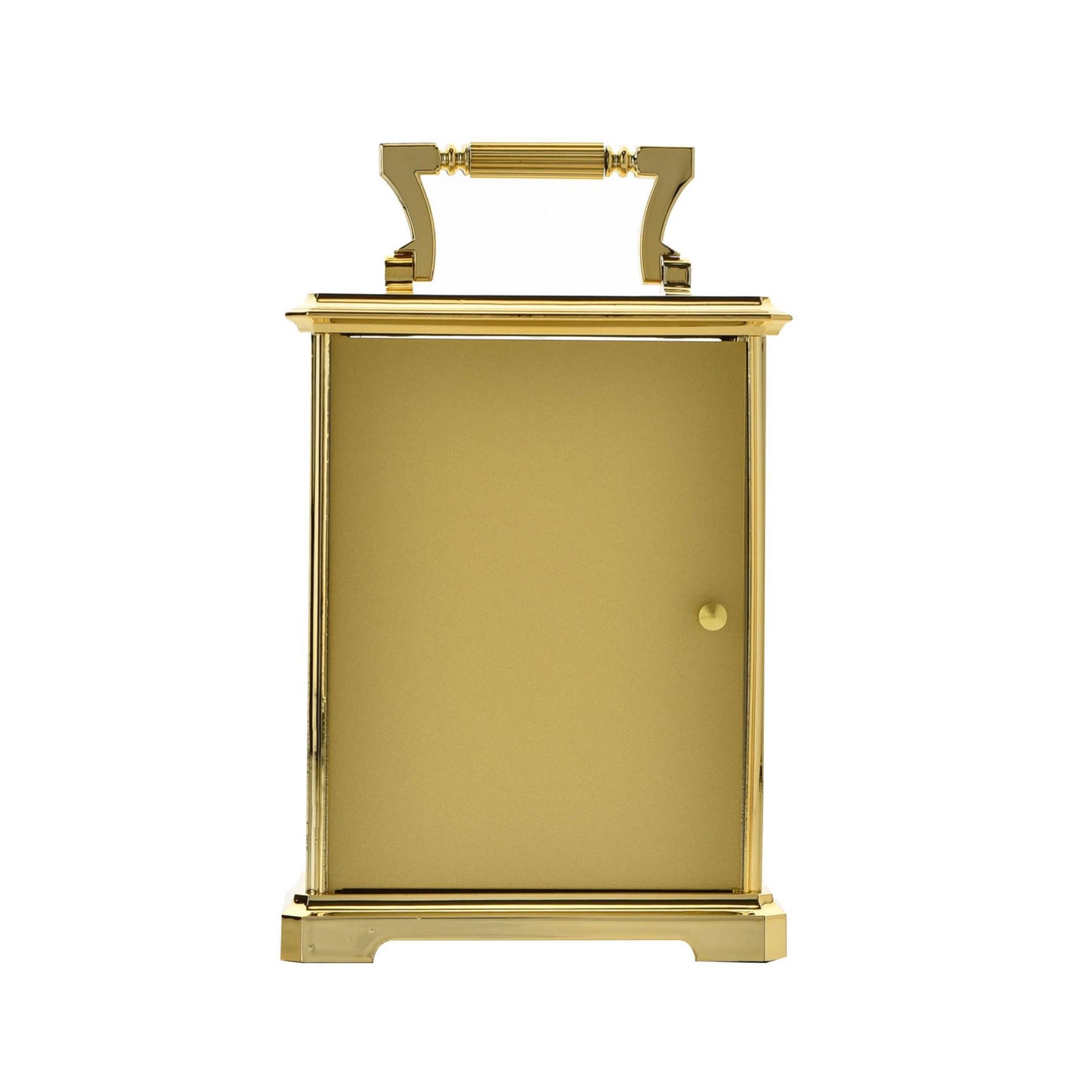 Carriage Clock with Roman Numerals in Gold