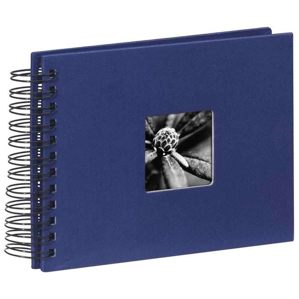 Hama Spiral Bound Traditional Photo Album - 25 Pages - Blue