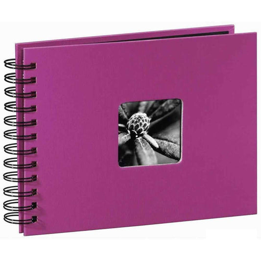 Hama Spiral Bound Traditional Photo Album - 25 Pages - Pink