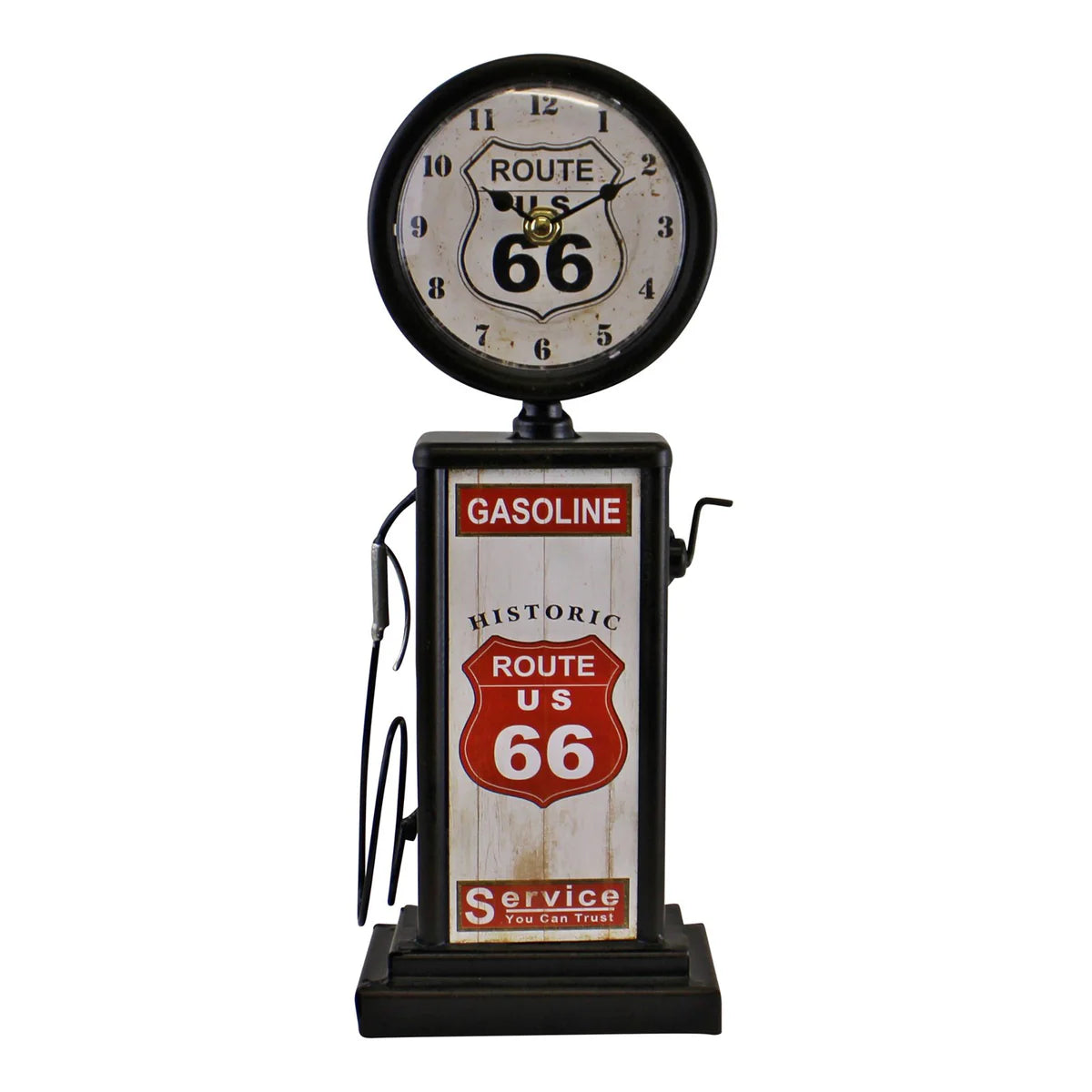 Retro Gas Pump Clock - Black