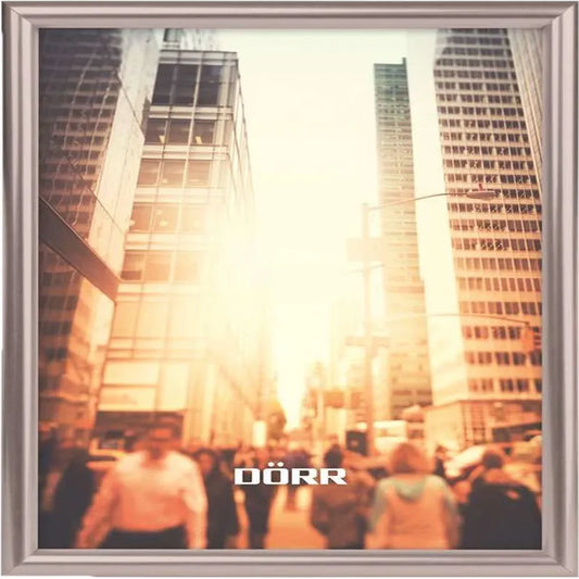 New York Square 4x4 Photo Frame - Steel