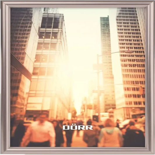 New York Square 5x5 Photo Frame - Steel