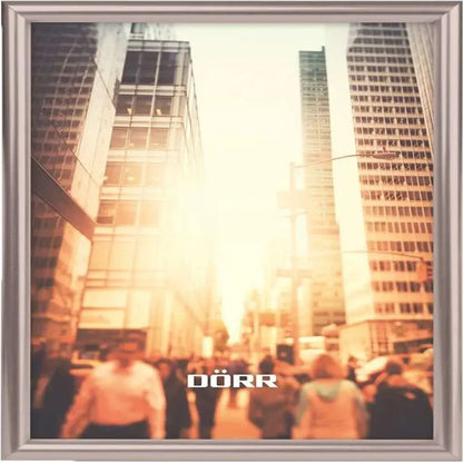 New York Square 8x8 Photo Frame - Steel