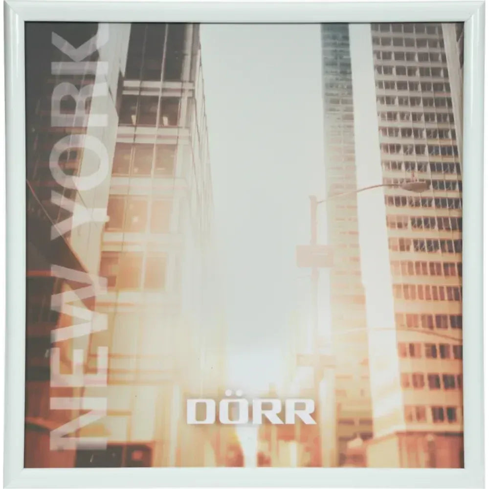 New York Square 10x10 Photo Frame - White