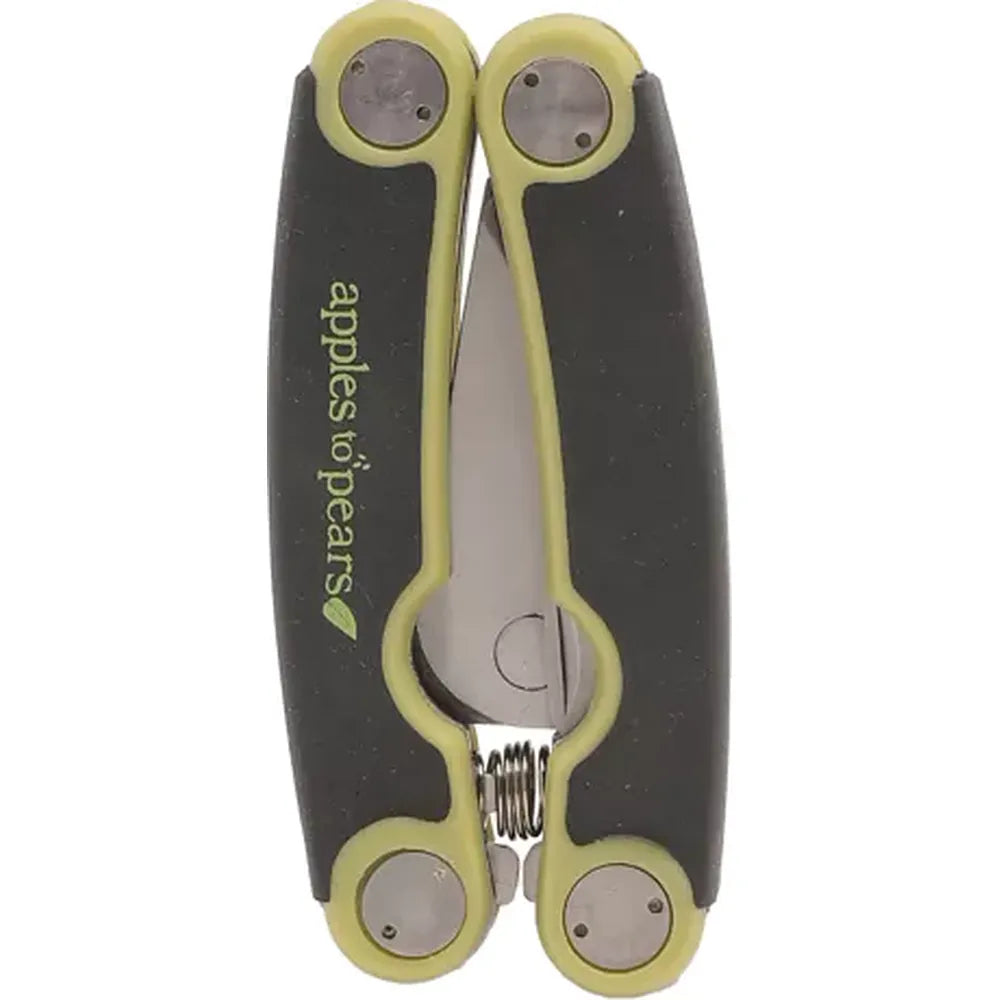 Apples to Pears Folding Garden Secateurs - Green