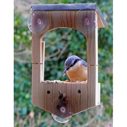 APPLES TO PEARS® Bird Feeder Gift in a Tin – Wooden Build Your Own Garden Bird Feeder Kit