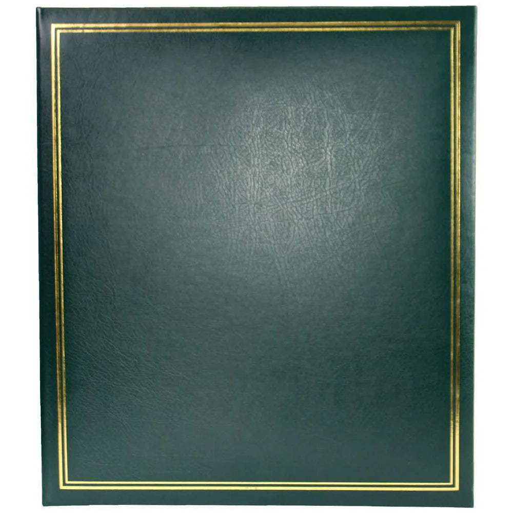 Dorr Classic A4 Slip In Photo Album, Green, Holds 100 Photos, Bookbound,