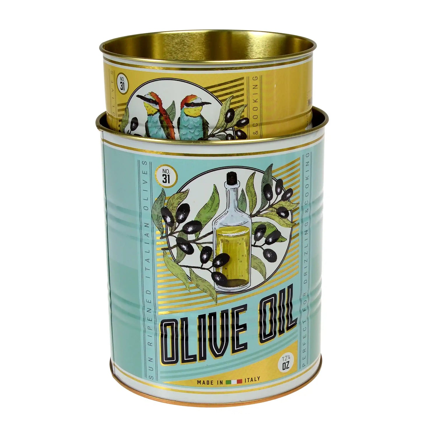 Rex London Storage Tins (Set of 2) - Olive Oil