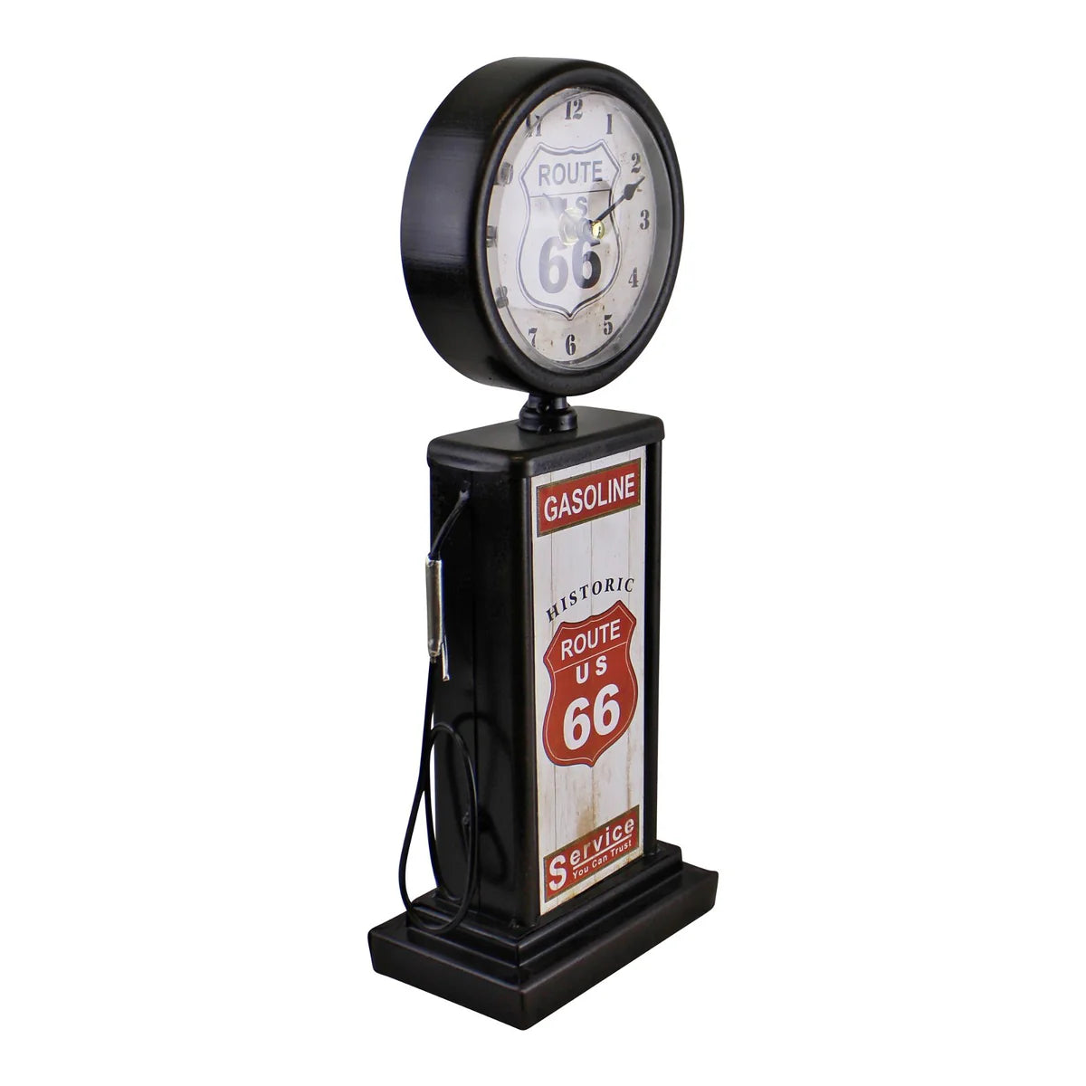 Retro Gas Pump Clock - Black