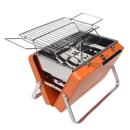 Rex London Portable Folding BBQ – Burnt Orange