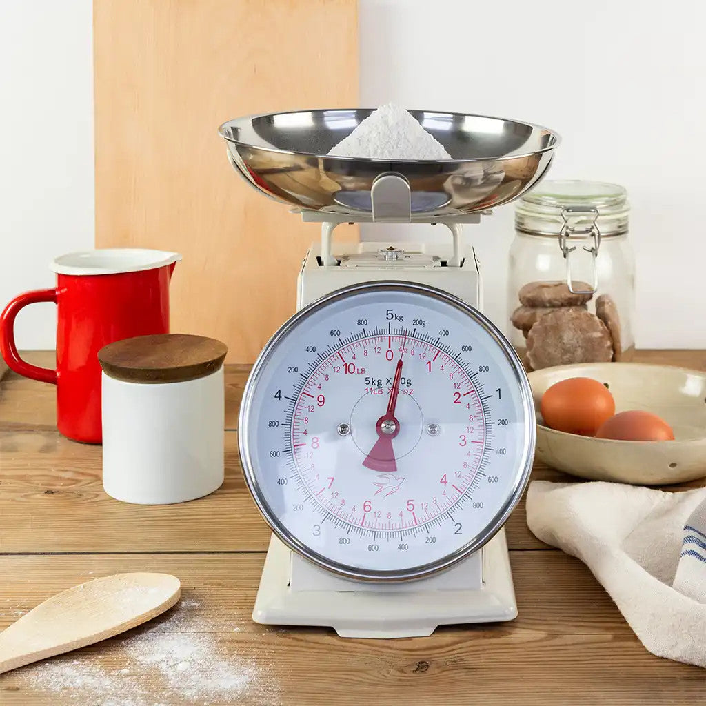 Rex London Retro Kitchen Weighing Scales - Soft Grey