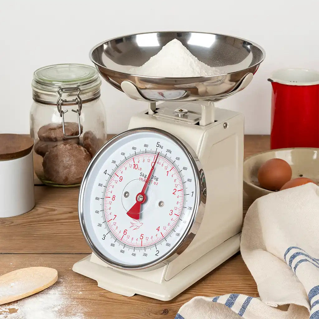 Rex London Retro Kitchen Weighing Scales - Soft Grey