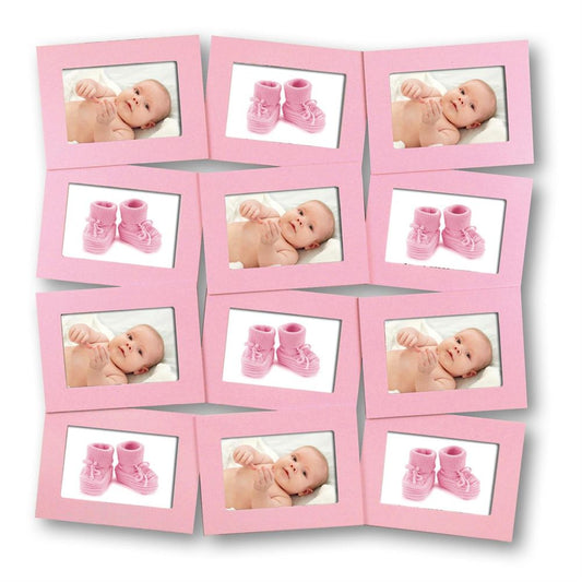 Trento Pink Multi Aperture Photo Frame