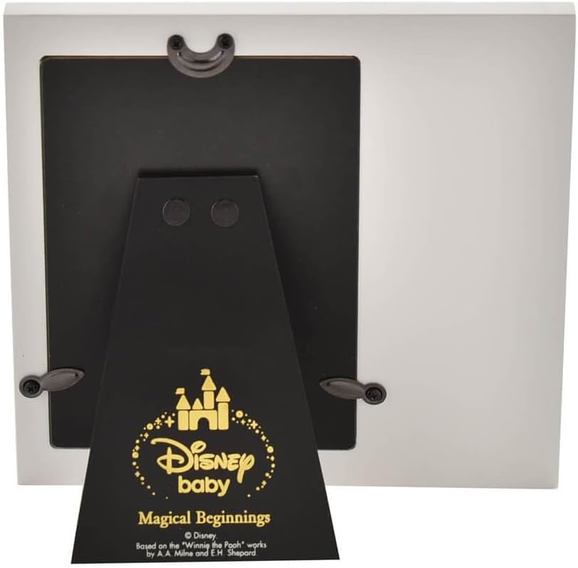 Black Disney baby product with castle logo on a white background