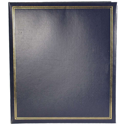 Dorr Classic A4 Slip In Photo Album, Blue. Holds 100 Photos, Bookbound,