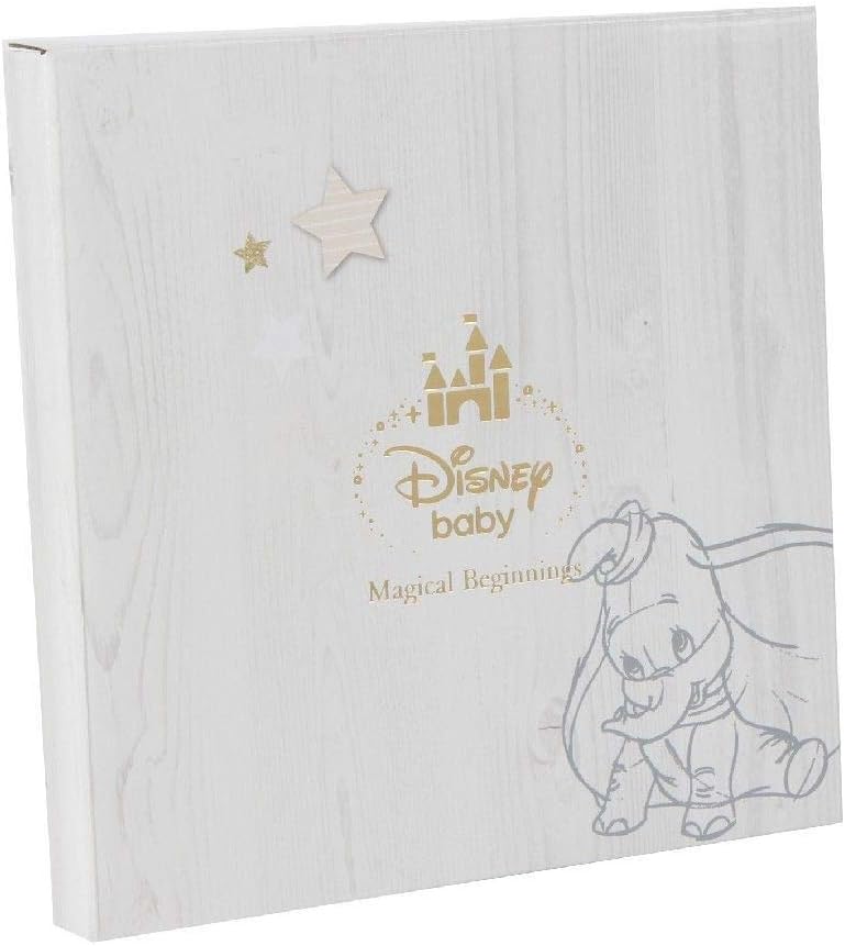 Disney baby box with Dumbo illustration and castle logo on a white background