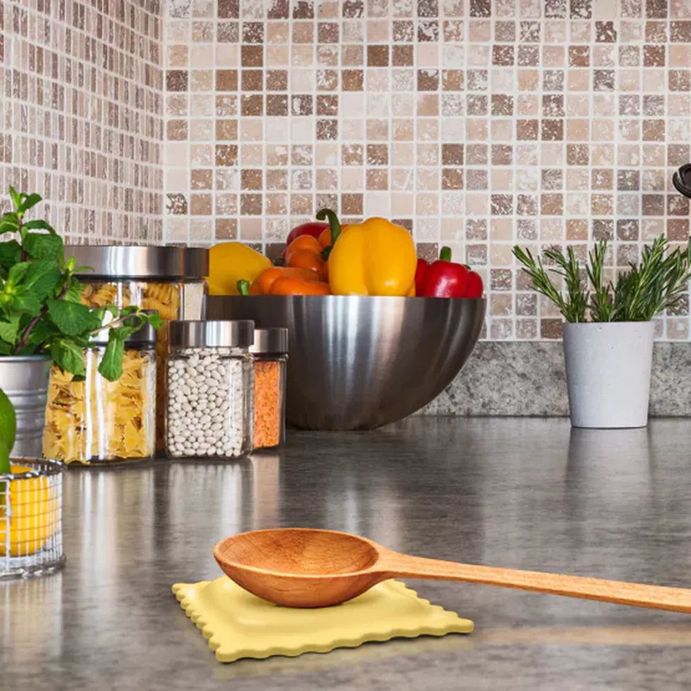 Sauced Up Ravioli Spoon Rest – Silicone Kitchen Utensil Holder
