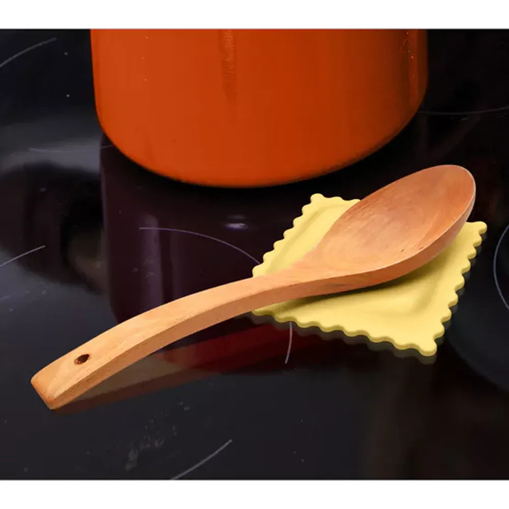 Sauced Up Ravioli Spoon Rest – Silicone Kitchen Utensil Holder