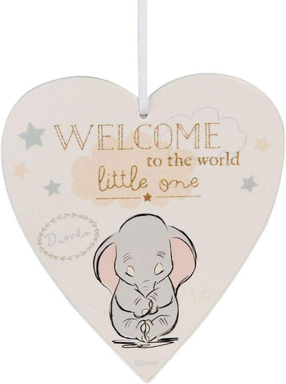 Dumbo Heart Plaque - Welcome to the World Little One