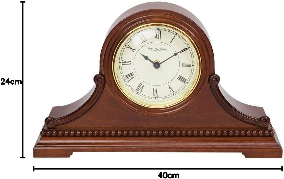 Wooden Napoleon Mantel Clock