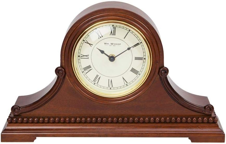 Wooden Napoleon Mantel Clock