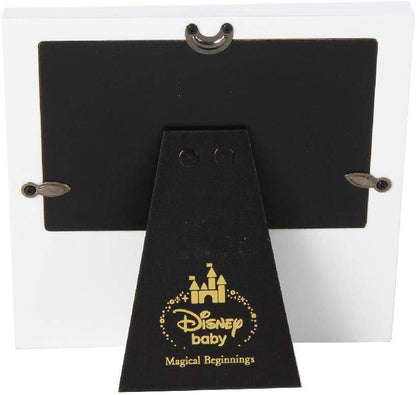 Black earring holder with Disney Baby logo on a white background