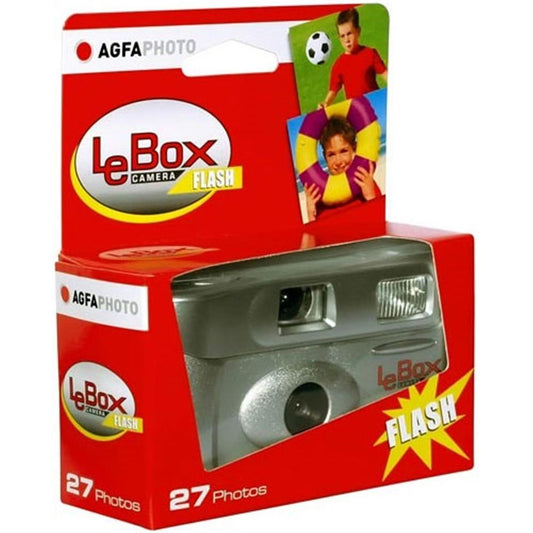 Agfa LeBox Single Use Camera With Flash | 27 Exposures